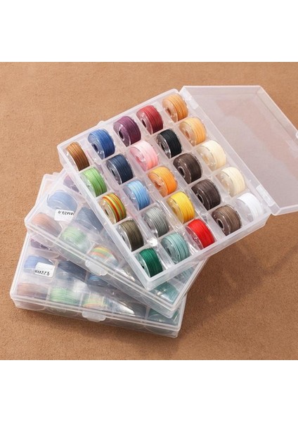 25 Renk/balmumu Iplik Polyester Iplik Mumlu Iplik Kutu Seti Dokuma Bilezik Deri El Sanatları Dikiş Dıy 0.45 0.55 0.65MM (Yurt Dışından) fırsatları