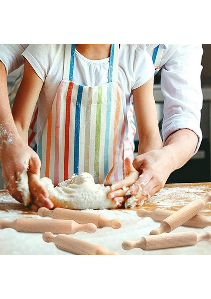 60 Parça Ahşap Mini Oklava 6 Inç Uzun Mutfak Pişirme Oklava Küçük Ahşap Hamur Açma Makinesi Çocuklar Için Fondan (Yurt Dışından) indirimleri