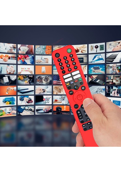 RMF-TX520U MG3-TX520U Akıllı Tv Uzaktan Kumanda Koruyucu Kılıf Darbeye Dayanıklı Dayanıklı Silikon Kapak (Siyah) (Yurt Dışından) modelleri