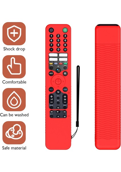 RMF-TX520U MG3-TX520U Akıllı Tv Uzaktan Kumanda Koruyucu Kılıf Darbeye Dayanıklı Dayanıklı Silikon Kapak (Siyah) (Yurt Dışından) fırsatları