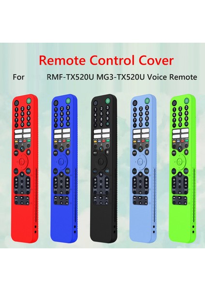 RMF-TX520U MG3-TX520U Akıllı Tv Uzaktan Kumanda Koruyucu Kılıf Darbeye Dayanıklı Dayanıklı Silikon Kapak (Siyah) (Yurt Dışından) indirimleri