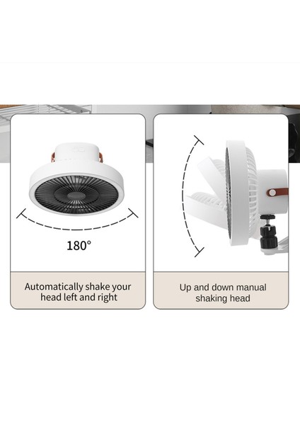 Ev Duvara Monte Küçük Fan Şarjı Çok Fonksiyonlu Şarj Edilebilir Fan Taşınabilir Sallayarak Elektrikli Fanlar (Yurt Dışından)