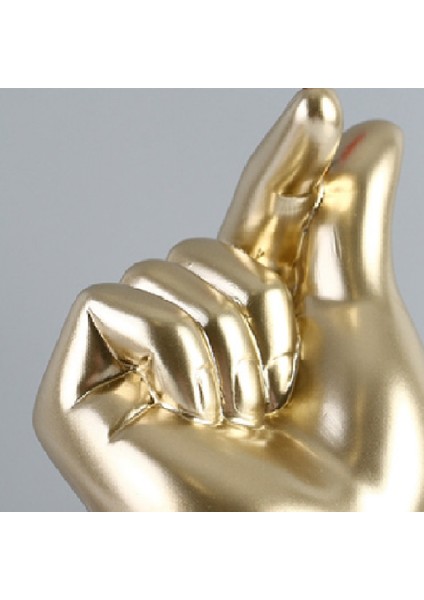 Aşk Jest Tek El Heykeli Altın, Oturma Odası Için Modern Sanat Reçine Heykel Ev Aksan, Masaüstü (Yurt Dışından) fırsatları