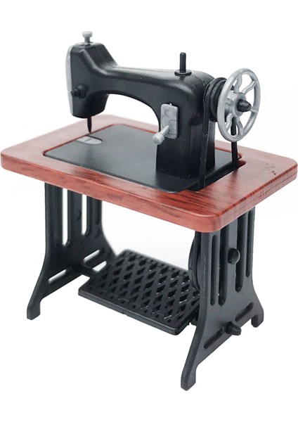 1/24 Bebek Evi Minyatür Mobilya Dikiş Makinesi Çocuk Dekor Aksesuarları Bebek Evi Oyuncaklar Kırmızı (Yurt Dışından)