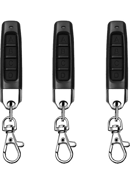3 Adet 433MHZ Kopya Uzaktan Açıcı, Evrensel Garaj Kapısı Denetleyicisi Kablosuz Klonlama Anahtarlık 4ın1 Uzaktan Kumanda Teksir (Yurt Dışından)