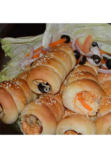 19 Adet Cannoli Tüpler Formları Seti Paslanmaz Çelik Yapışmaz Krem Boynuz Danimarka Pasta Kalıbı Kabuk Kremalı Rulo (Yurt Dışından)