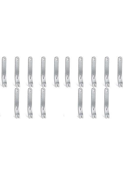 16 Adet Mini Levye Paslanmaz Çelik Düz Çubuk Çok Fonksiyonlu Küçük Levye Mini Kazayağı Hayatta Kalma Açacağı Araç Seti (Yurt Dışından)