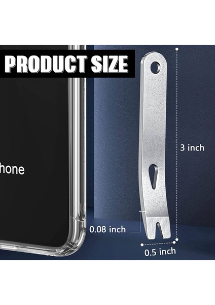 16 Adet Mini Levye Paslanmaz Çelik Düz Çubuk Çok Fonksiyonlu Küçük Levye Mini Kazayağı Hayatta Kalma Açacağı Araç Seti (Yurt Dışından) fiyatları