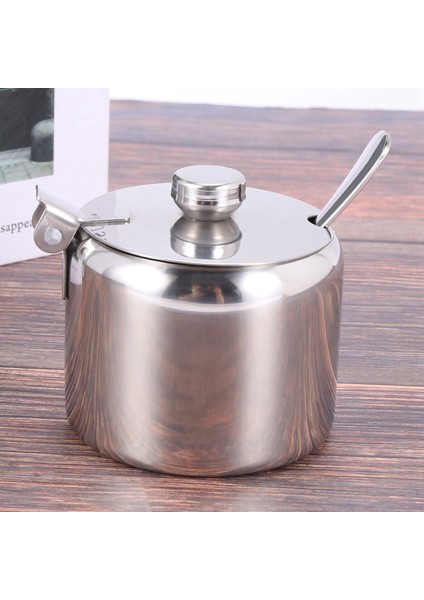 2x Paslanmaz Çelik Kapaklı ve Kaşık Baharat Kavanoz Baharat Kavanoz Sofra Baharat Kabı (Yurt Dışından) indirimleri