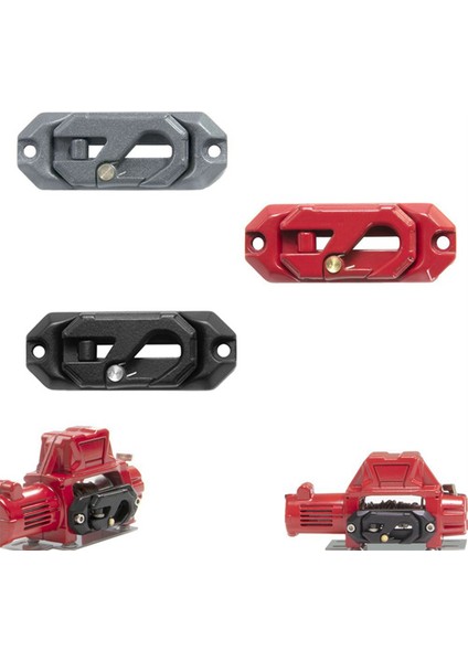 Rc 1/10 1/8 Tırmanma Araba Vinç Metal Tel Kılavuz Vinç Korkuluk Trx4 Km4 SCX10, Gri (Yurt Dışından)