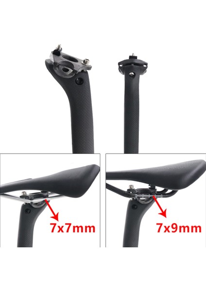 Dağ Bisikleti Karbon Seatpost 31.6 x 400MM Ofset 20MM Yol Bisikleti Seatpost Karbon Fiber Seatpost (Yurt Dışından)