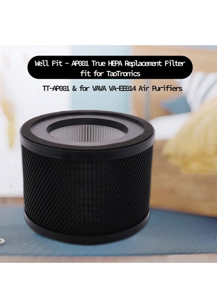 Aktif Karbon Filtreli VA-EE014 Hava Temizleme Cihazı Için TT-AP001 Hava Temizleme Cihazı Için Yedek Hepa Filtre (Yurt Dışından)