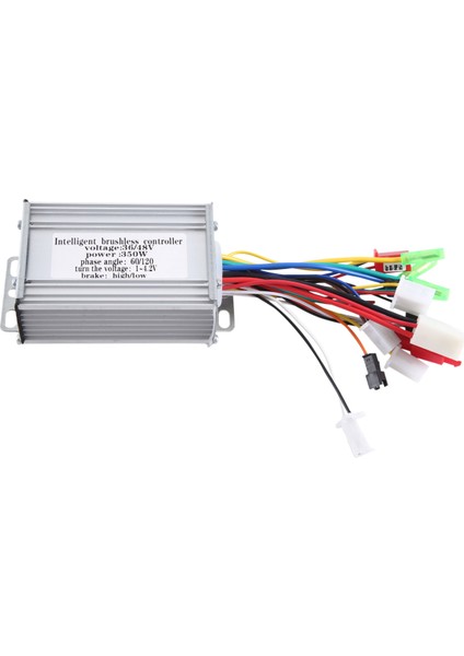 36V/48V 350W E-Bisiklet Fırçasız Denetleyici Elektrikli Bisiklet Için E-Scooter Çift Modlu Sensör/sensörsüz (Yurt Dışından)