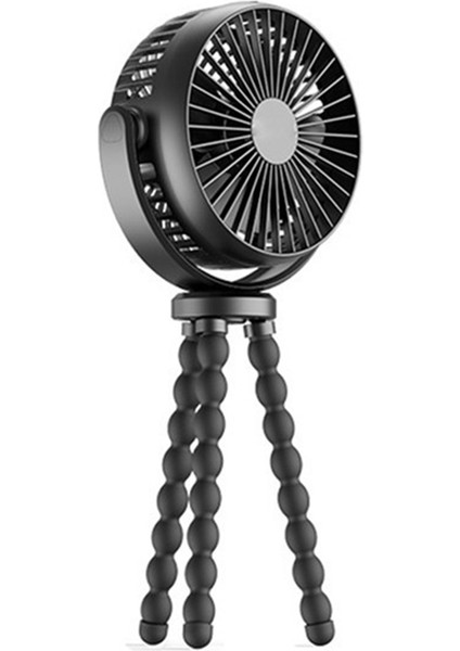 Bebek Arabası Için Sisleme Fanı, Esnek Tripodlarla Kumandalı Klipsli Fan - Bebek Için Şarj Edilebilir Taşınabilir Fan (Yurt Dışından)