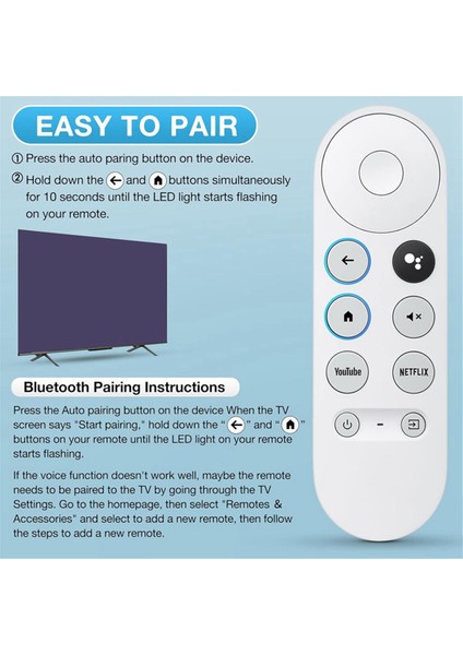 Google Hd/4k Kar Akışı Çubuğu Için Bluetooth Sesli Uzaktan Kumanda G9N9N Uzaktan Kumanda (Yurt Dışından) indirimleri