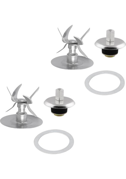 Osterizer Parçaları Için Kaplin Değiştirmeli 2x Blender Bıçağı, Kaplin Kitli 6 Noktalı Bıçak (Yurt Dışından)