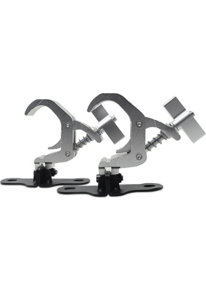 1 Çift Alüminyum Sahne Işık Kanca Işın Hareketli Kafa Işık Kafes Klip Güvenlik Yükü 150 kg Dj Disko Sahne Ekipmanları (A) (Yurt Dışından) fırsatları