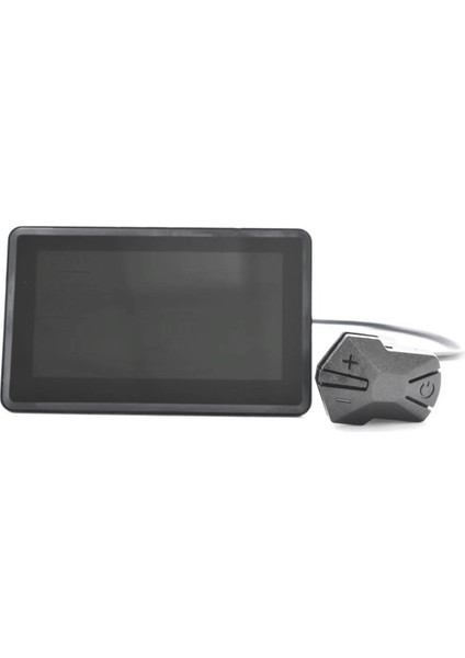 H6C Elektrikli Bisiklet LCD Ekran Ölçer 24V-60V E Scooter LCD Panel Renkli Ekran Elektrikli Bisiklet Için USB Uart ile (5pın) (Yurt Dışından)