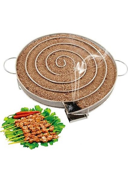 Sepeti Baharatlık Paslanmaz Çelik Tepsisi Soğuk Duman Jeneratörü Kutusu Açık Barbekü Rafı (Tip B) (Yurt Dışından) fırsatları