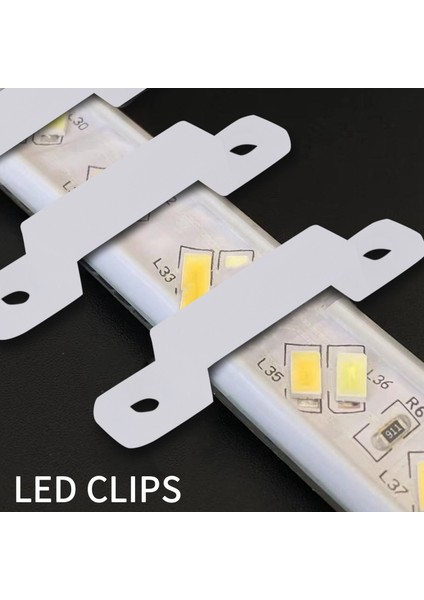 100 Adet LED Işıklar Bağlantı Elemanı Klipsi Silikon Toka Için Uygun 3528 5050 1210 Rgb LED Işıklar 12MM (Yurt Dışından) fiyatları
