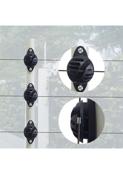 Çit Izolatör At Sığır Hayvan Elektrikli Çit Aksesuarları Yarım Küre Izolatör Elektronik Çit Aksesuarı 100 Adet (Yurt Dışından) fiyatları