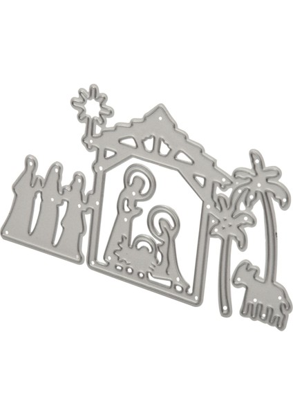 Kesme Kalıpları Şablon Şablonu Scrapbooking Kabartma Makinesi Kabartma Şablonu Şablonları, Büyük Atış / Mürekkep Böceği / ve Diğer Delme Makinesi Için (G) (Yurt Dışından)
