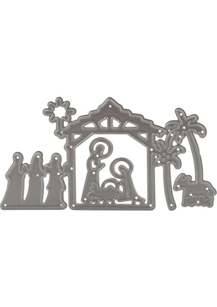 Kesme Kalıpları Şablon Şablonu Scrapbooking Kabartma Makinesi Kabartma Şablonu Şablonları, Büyük Atış / Mürekkep Böceği / ve Diğer Delme Makinesi Için (G) (Yurt Dışından)