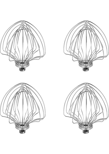 7-Quart Kaldırma Stand Mikseri Için 4x Aksesuarları, Karıştırma Başlığı, Çırpma Teli, KSM7586P/7990/8990 Için Uygun (Yurt Dışından)