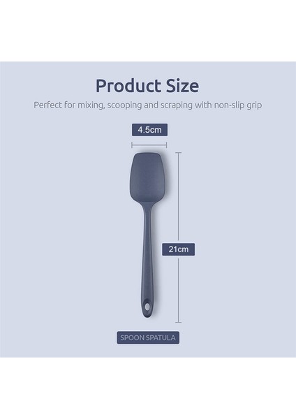 9 Adet Silikon Spatula Siyah Yüksek Sıcaklığa Dayanıklı Kauçuk Spatula Pişirme ve Pişirme Mutfak Spatula (Yurt Dışından) modelleri