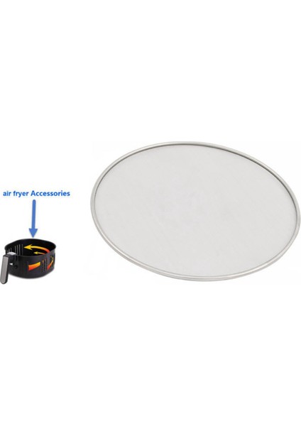 2x Hava Fritöz Paslanmaz Çelik Yağ Sıçrama Ekranı Anti Gres Sıçrama Haşlanma Geçirmez Kızartma Tavası Kapak Yağı Net 19 cm (Yurt Dışından) fırsatları