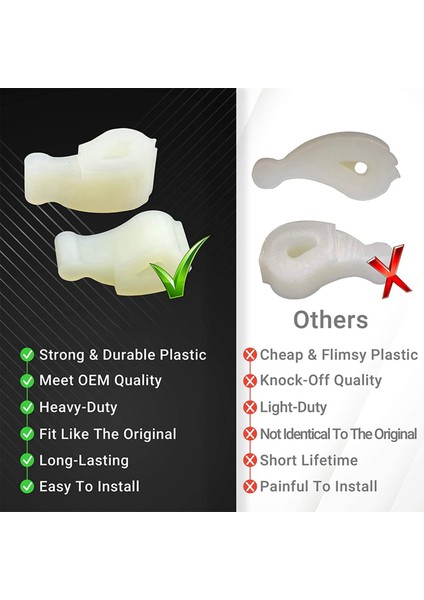 24 Paket 80040 Yıkayıcı Karıştırıcı Değiştirme Kiti ve Yıkayıcılar Için Tam Uyumlu - 285612 285770'IN Yerine Geçer (Yurt Dışından) indirimleri