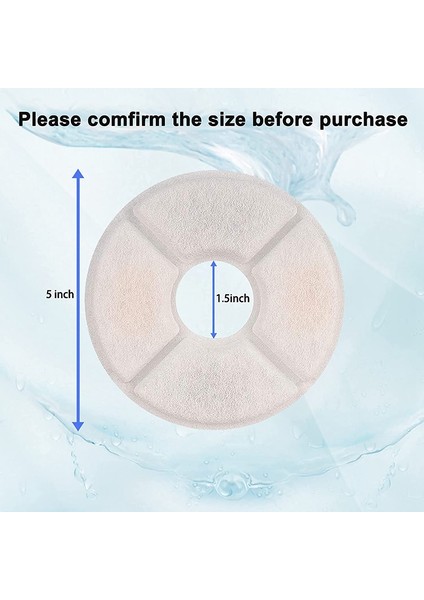 Kedi Su Çeşmesi Filtreleri 4 Paket Üçlü Filtrasyon Sistemi Pet Kedi Çeşmesi Filtresinin Değiştirilmesi (Yurt Dışından) fiyatları