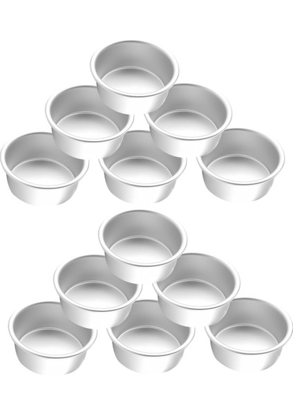 12X 4 Inç Kek Tava, 6 Parça Mini Kek Tava Yuvarlak Katmanlı Pişirme Kek Tavalar Pişirme Buharda Pişirme Için Set, Pişirme Yuvarlak Kek Tava (Yurt Dışından) fiyatları