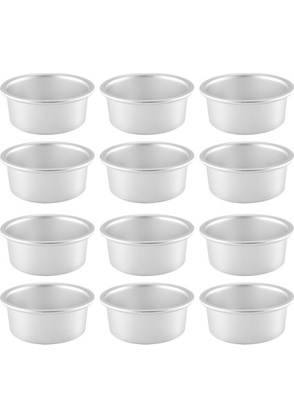 12X 4 Inç Kek Tava, 6 Parça Mini Kek Tava Yuvarlak Katmanlı Pişirme Kek Tavalar Pişirme Buharda Pişirme Için Set, Pişirme Yuvarlak Kek Tava (Yurt Dışından) modelleri