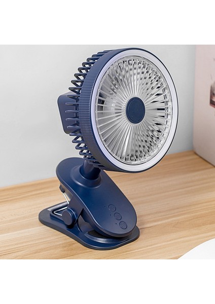 Taşınabilir USB Masa Fanı Klipsli Tip Şarj Edilebilir Soğutma Mini Masa Fanı 360 Derece Dönüş 3 Hız Ayarlanabilir Beyaz (Yurt Dışından) indirimleri