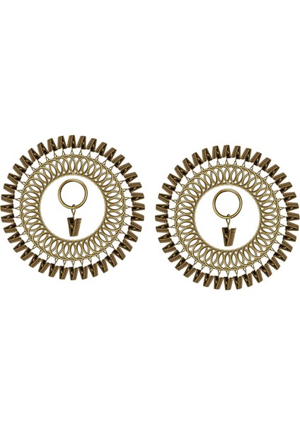 80 Paket Vintage Perde Klipleri, Klip Bronz Renk ile Güçlü Metal Dekoratif Paslanmaz Perdelik Perde Halkası (Yurt Dışından) fiyatları