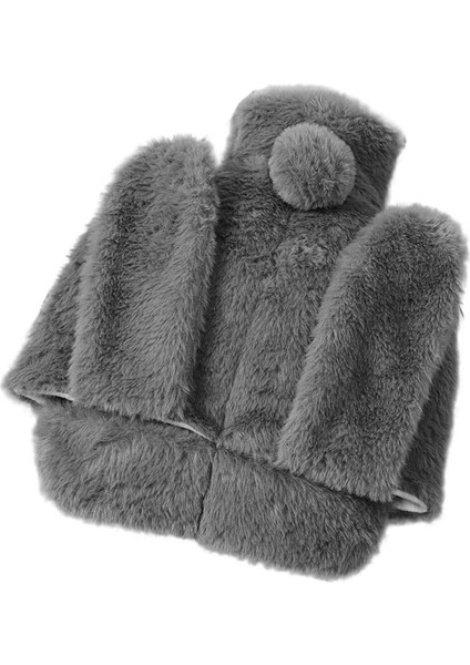 Ayak Isıtıcı Yumuşak Peluş Kapaklı Ayaklar Için Sıcak Su Şişesi, Erkekler ve Kadınlar Için Ayak Isıtıcı El Isıtıcı Stil A (Yurt Dışından)