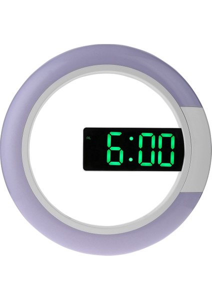 LED Dijital Duvar Saati Dijital Ekran Sıcaklık 7 Renk 3D Yatak Odası Oturma Odası Dekorasyon Dijital Ayna Çalar Saat (Yurt Dışından)