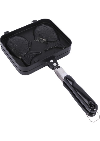 3x Taiyaki Şekilli Sıcak Tatlı Waffle Kek Makinesi Tava Japon Gözleme Çift Tava Kızartma Tavası (Yurt Dışından) fırsatları