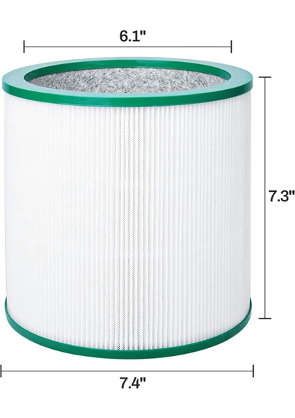 TP00 TP02 TP03 AM11 Kule Arıtma Saf Serin Bağlantı Için 4 Paket Hepa Yedek Filtre, Parçayı Değiştirin 968126-03 (Yurt Dışından)