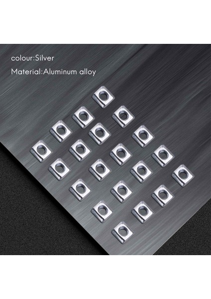 50 Adet Köşe Braketi 2020 Serisi Alüminyum Profil Bağlantı Seti 6mm Yuvası Alüminyum Profil Aksesuarları (Yurt Dışından) indirimleri