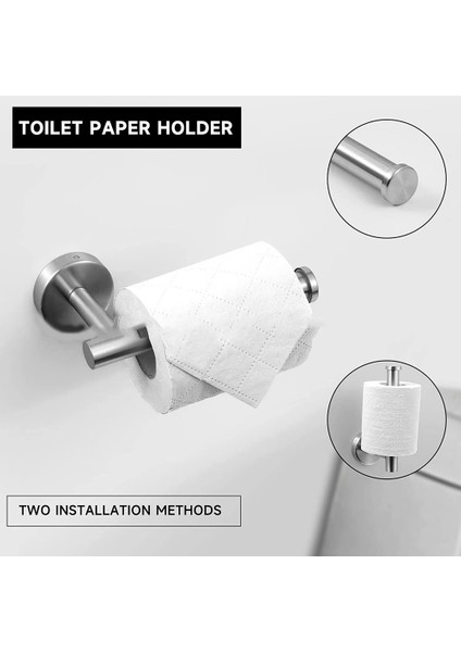 Havlu Bar Seti Hiçbir Yumruk Ceket Kanca Seti 9 Parça Siyah Banyo Donanım Seti Havlu Bar Seti Banyo Duvar Havlu Askısı (Yurt Dışından)