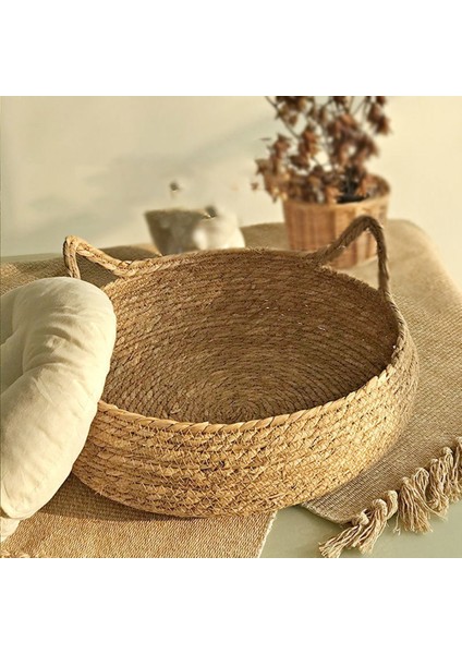 Rahat Kedi Köpek Yatağı Yaz Kedi Tırma Tahtası Rattan Yıkanabilir Kedi Malzemeleri Dokuma Çıkarılabilir Yastık 35 cm (Yurt Dışından) fırsatları