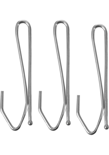 Tek Tutam Pencere Kaplama Metal Plise Perdeler Perde Kancaları - Gümüş Ton (120 Parça) (Yurt Dışından) fiyatları