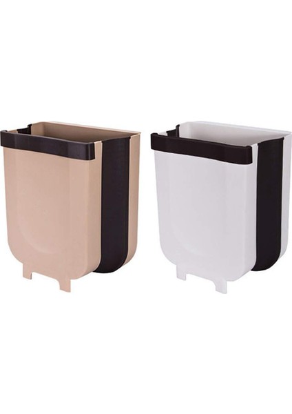 Taşınabilir Asmak Çöp Tenekesi Katlanabilir Mini Çöp Kutusu Çöp Tenekesi Mutfak Çekmecesi Dolap Yatak Odası Banyo B Üzerinde Asılı (Yurt Dışından) fırsatları