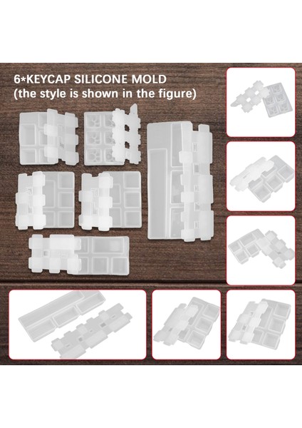 Mekanik Oyun Klavyesi Kalıp Bilgisayar Pc Gamer Keycaps Silikon Reçine Epoksi El Yapımı El Sanatları Yapma Araçları (Yurt Dışından) fiyatları