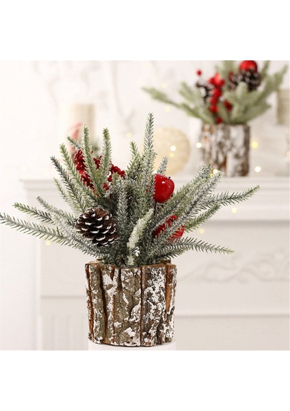 Küçük Noel Ağacı, Noel Süsleri ile Yapay Noel Ağacı Çam Kozalağı Berry, Masaüstü Noel Ağacı (Yurt Dışından) indirimleri