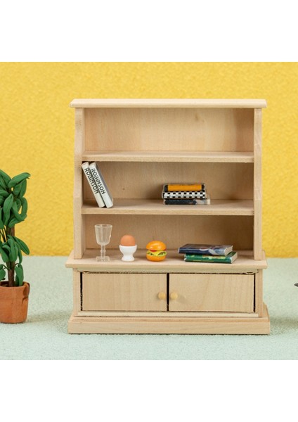 1:12 Minyatür Kitaplık Soyunma Depolama Dolabı Raf Raf Mobilya Modeli Dekor Kitaplık Depolama Dolabı Rafı (Yurt Dışından) fiyatları