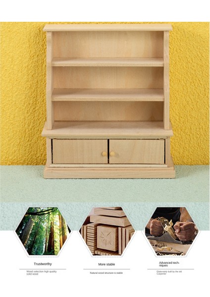 1:12 Minyatür Kitaplık Soyunma Depolama Dolabı Raf Raf Mobilya Modeli Dekor Kitaplık Depolama Dolabı Rafı (Yurt Dışından) modelleri