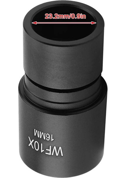 4x Mikroskop Mercek Lensleri, -R001 WF10X Biyolojik Mikroskop Oküler Montaj Için 16MM Mercek 23.2mm (Yurt Dışından)